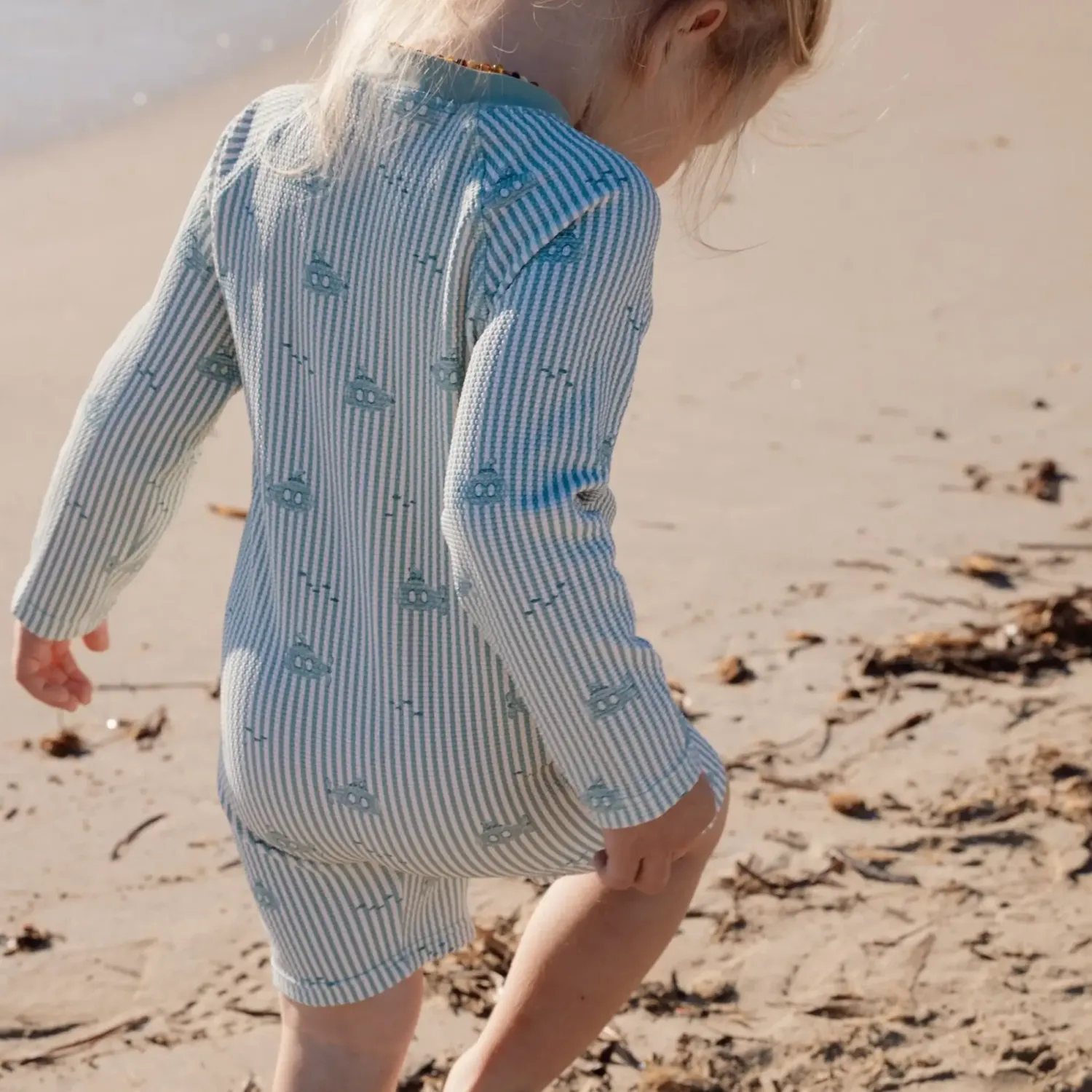 Stroje Kąpielowe|Stroje Kąpielowe | Little Dutch Swimsuit z długim rękawem Ocean Adventure UPF40+