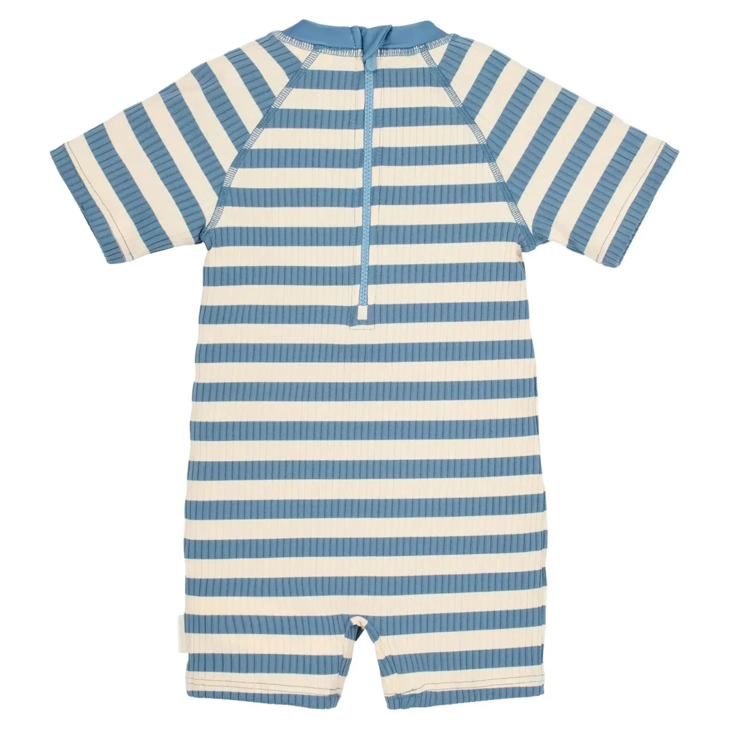 Stroje Kąpielowe|Stroje Kąpielowe | Little Dutch Swimsuit z krótkim rękawem Ocean Blue Stripes