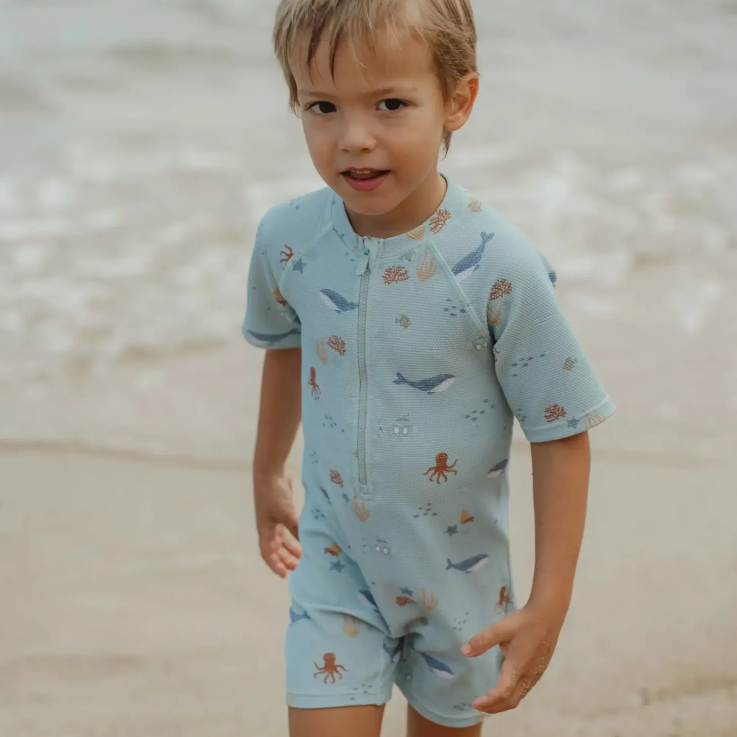 Swimsuit z krótkim rękawem Ocean Friends