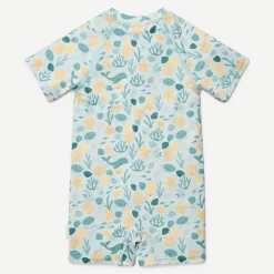 Stroje Kąpielowe|Stroje Kąpielowe | Little Dutch Swimsuit z krótkim rękawem Seashells