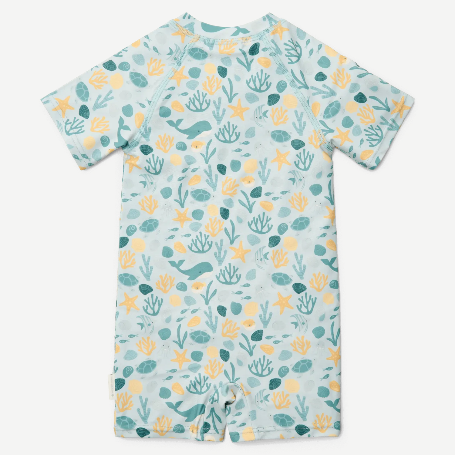 Stroje Kąpielowe|Stroje Kąpielowe | Little Dutch Swimsuit z krótkim rękawem Seashells