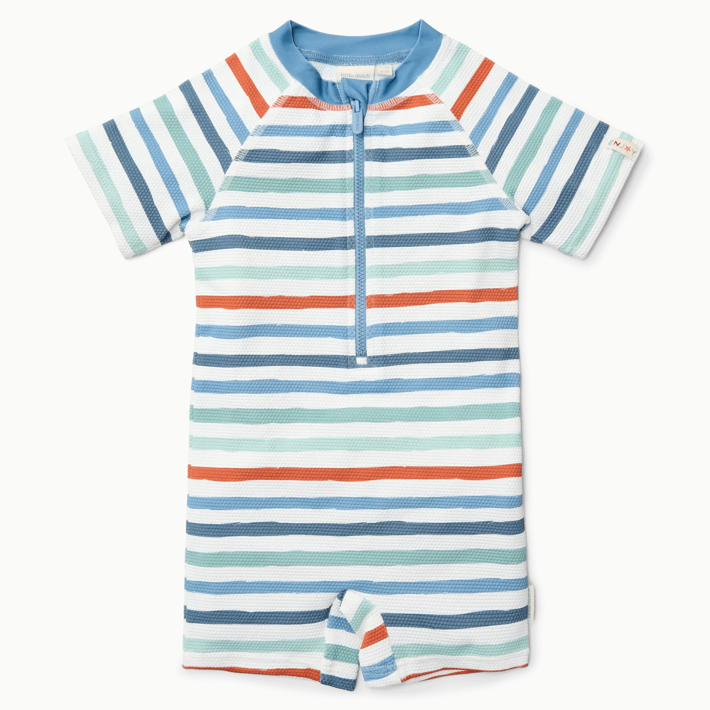 Swimsuit z krótkim rękawem Stripes