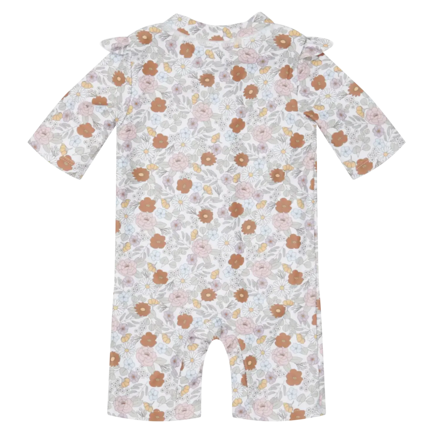 Swimsuit z rękawami Vintage Little Flowers