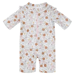 Swimsuit z rękawami Vintage Little Flowers