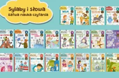 5-8 Lat | Wydawnictwo Nasza Księgarnia Sylaby i słowa. Łatwa nauka czytania - zestaw 20 książek