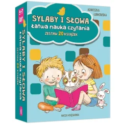 5-8 Lat | Wydawnictwo Nasza Księgarnia Sylaby i słowa. Łatwa nauka czytania - zestaw 20 książek