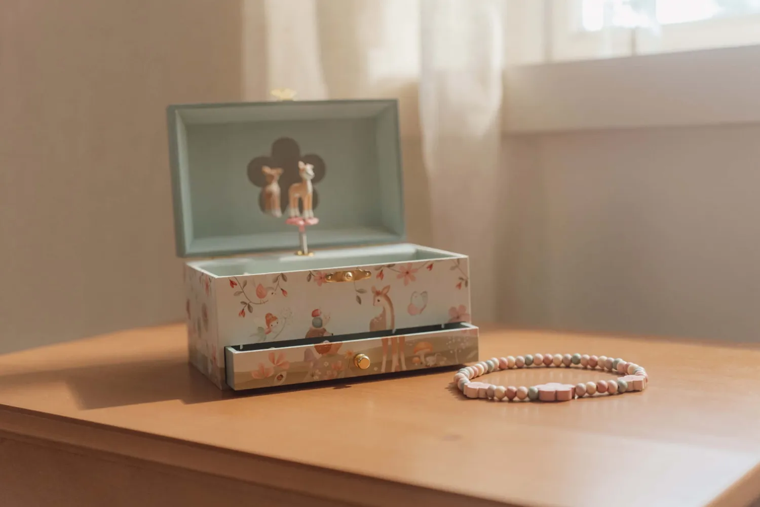 Pozytywki|8 Lat+ | Little Dutch Szkatułka na biżuterię z pozytywką - Sarenka
