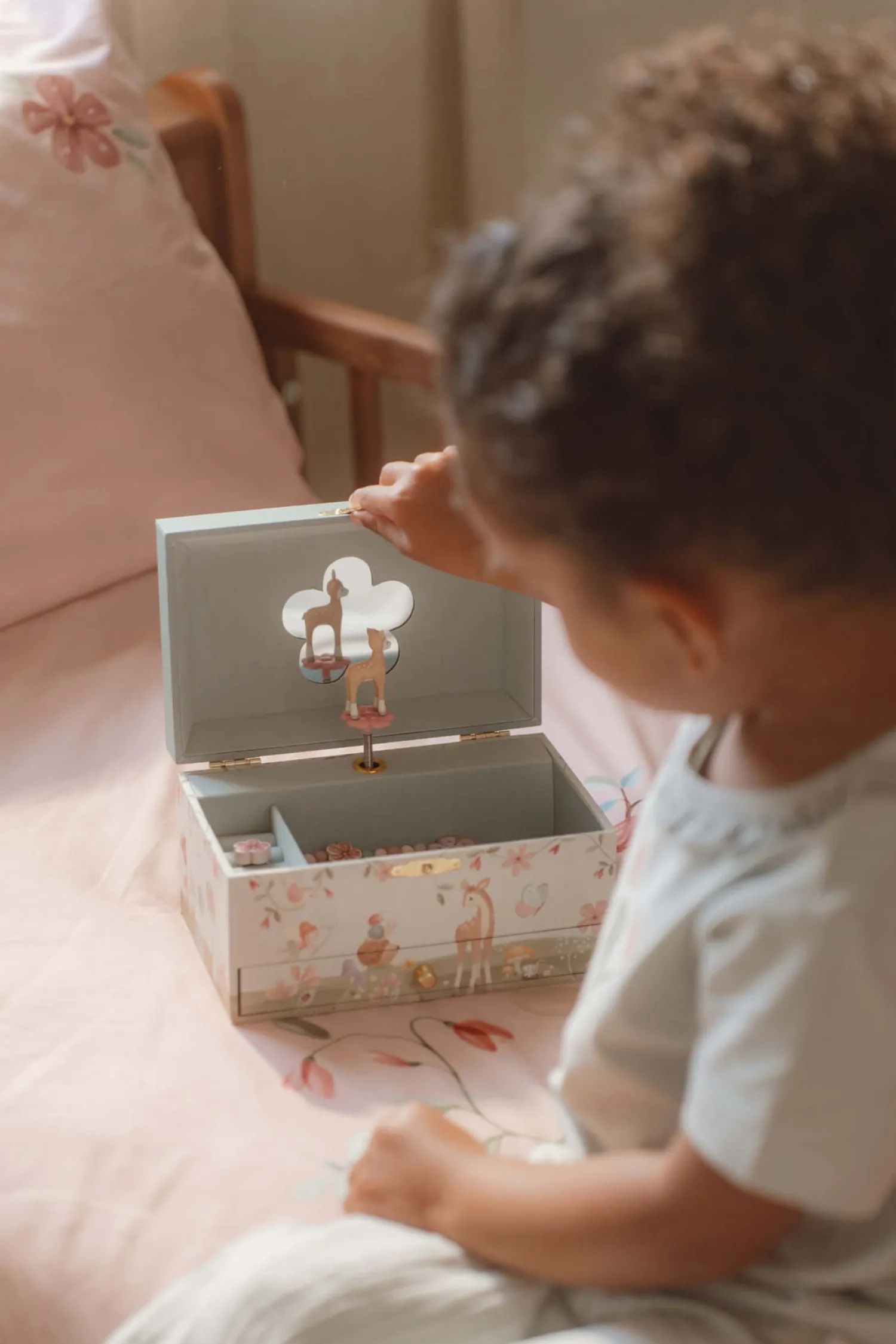 Pozytywki|8 Lat+ | Little Dutch Szkatułka na biżuterię z pozytywką - Sarenka