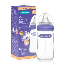 Szklana butelka 160 ml ze smoczkiem Natural Wave®