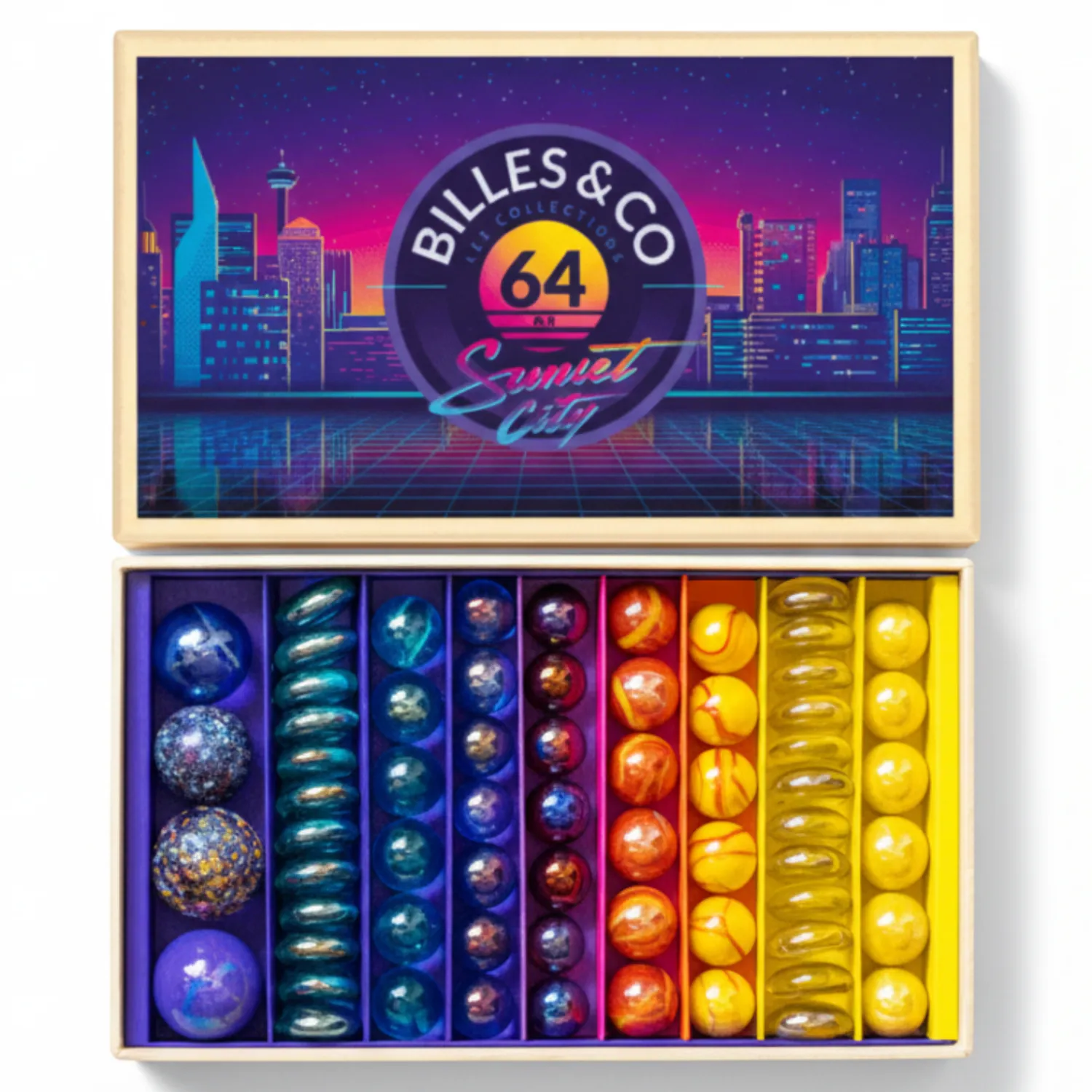 8 Lat+|6 Lat+ | Billes & Co Szklane kulki MIASTO