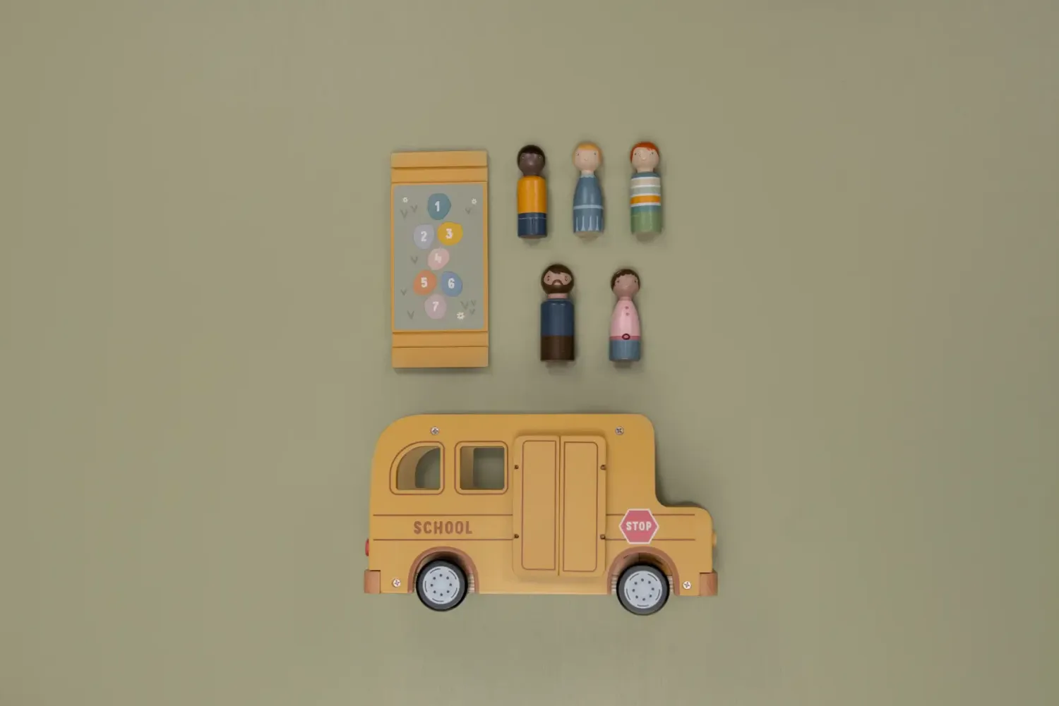 3 Lata +|2 Lata + | Little Dutch Szkolny autobus FSC
