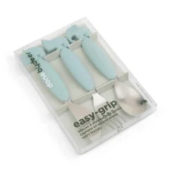 Metoda Blw|Naczynia Dla Dzieci | Done by Deer Sztućce dla dziecka Easy-Grip - Blue