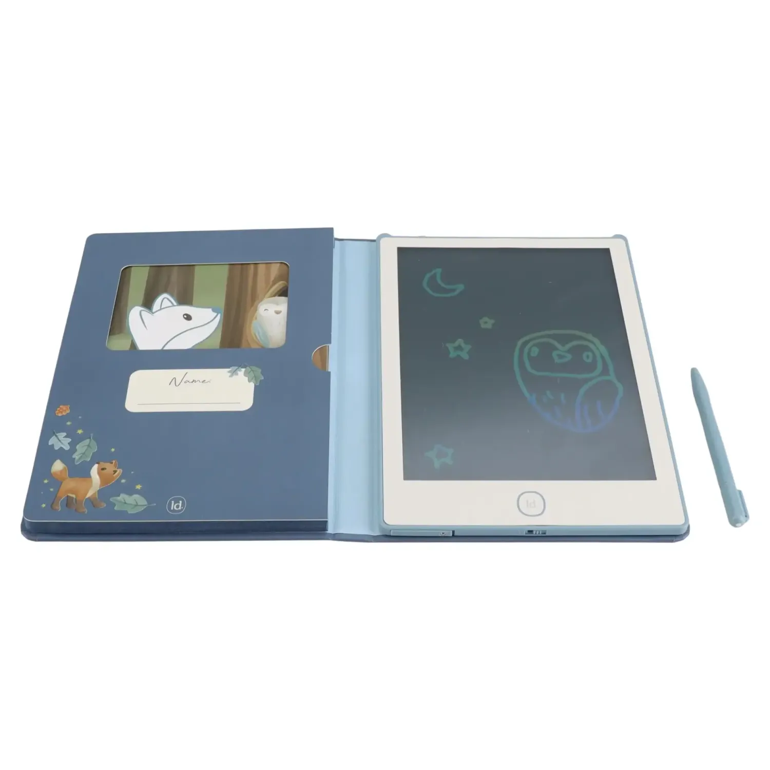 Idealne W Podróży|6 Lat+ | Little Dutch Tablet do rysowania - niebieski