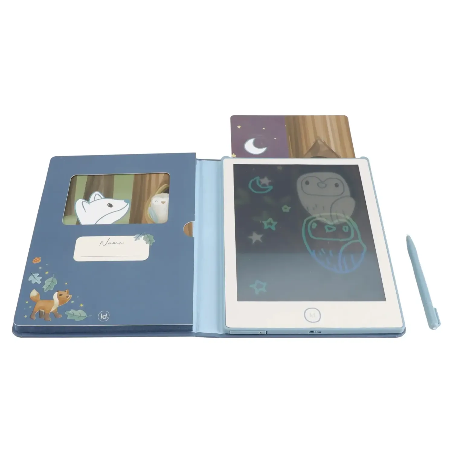 Idealne W Podróży|6 Lat+ | Little Dutch Tablet do rysowania - niebieski
