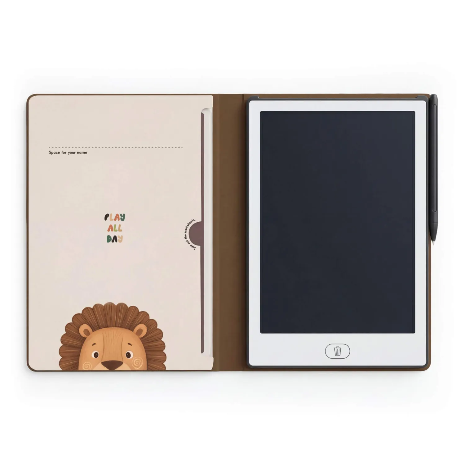 Idealne W Podróży|6 Lat+ | Kidinex Tablet graficzny KidBook - Safari
