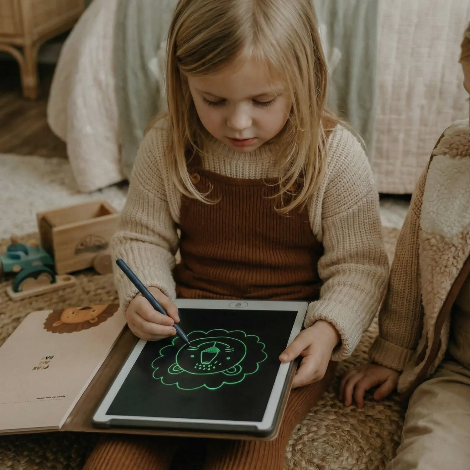 Idealne W Podróży|6 Lat+ | Kidinex Tablet graficzny KidBook - Safari