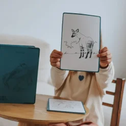 Idealne W Podróży|8 Lat+ | Kidywolf Tablet graficzny z szablonami do rysowania KIDYDRAW-PAD - Animals, 8+