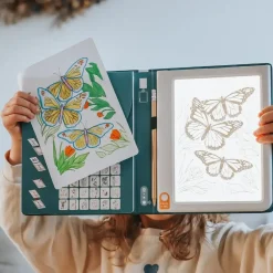 Idealne W Podróży|8 Lat+ | Kidywolf Tablet graficzny z szablonami do rysowania KIDYDRAW-PAD - Animals, 8+