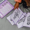 Idealne W Podróży|6 Lat+ | Kidywolf Tablet graficzny z szablonami do rysowania KIDYDRAW-MINI - princess