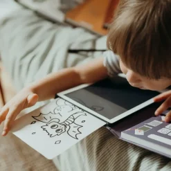 Idealne W Podróży|6 Lat+ | Kidywolf Tablet graficzny z szablonami do rysowania KIDYDRAW-MINI - princess