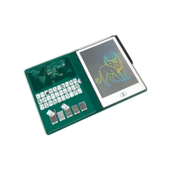 Idealne W Podróży|6 Lat+ | Kidywolf Tablet graficzny z szablonami do rysowania KIDYDRAW-MINI - zwierzęta dookoła świata