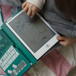 Idealne W Podróży|6 Lat+ | Kidywolf Tablet graficzny z szablonami do rysowania KIDYDRAW-MINI - zwierzęta dookoła świata