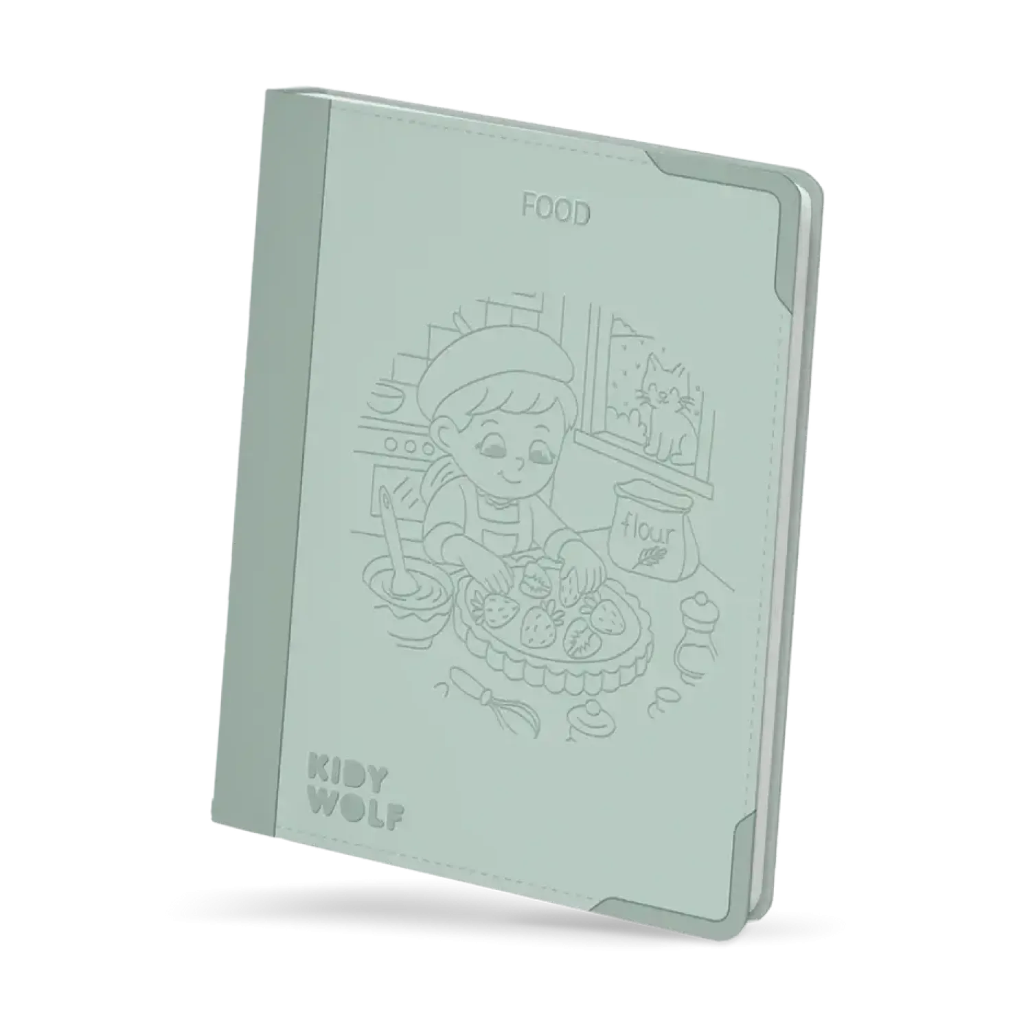 Idealne W Podróży|8 Lat+ | Kidywolf Tablet graficzny z szablonami do rysowania KIDYDRAW-PAD - Food around the world, 6+