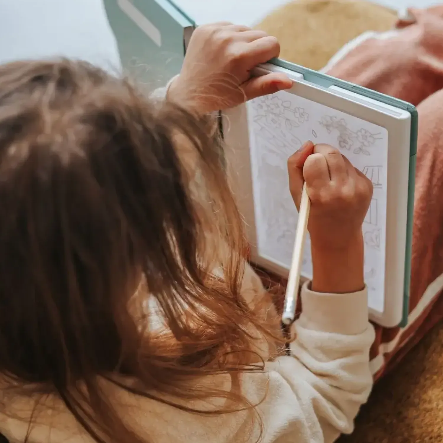 Idealne W Podróży|8 Lat+ | Kidywolf Tablet graficzny z szablonami do rysowania KIDYDRAW-PAD - Food around the world, 6+