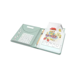 Idealne W Podróży|8 Lat+ | Kidywolf Tablet graficzny z szablonami do rysowania KIDYDRAW-PAD - Food around the world, 6+