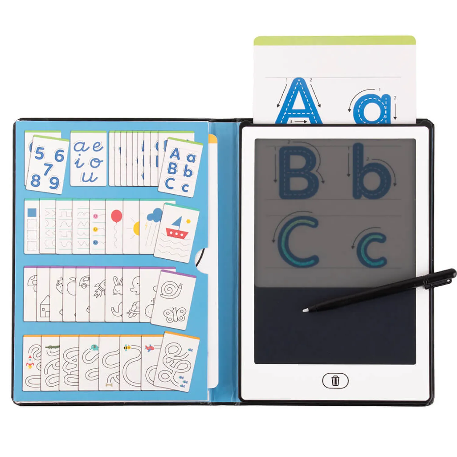 Idealne W Podróży|6 Lat+ | Apli Kids Tablet LCD z 40 szablonami do odrysowywania