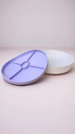 6 Lat+|3 Lata + | Jellystone Tacka sensoryczna Play Tray 2w1 - Lilac