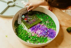 6 Lat+|3 Lata + | Jellystone Tacka sensoryczna Play Tray 2w1 - Sage