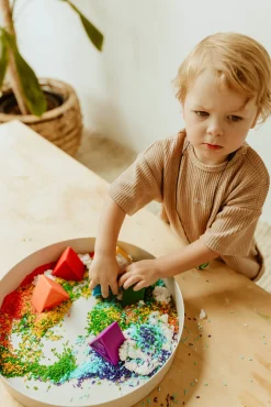 6 Lat+|3 Lata + | Jellystone Tacka sensoryczna Play Tray 2w1 - Sage