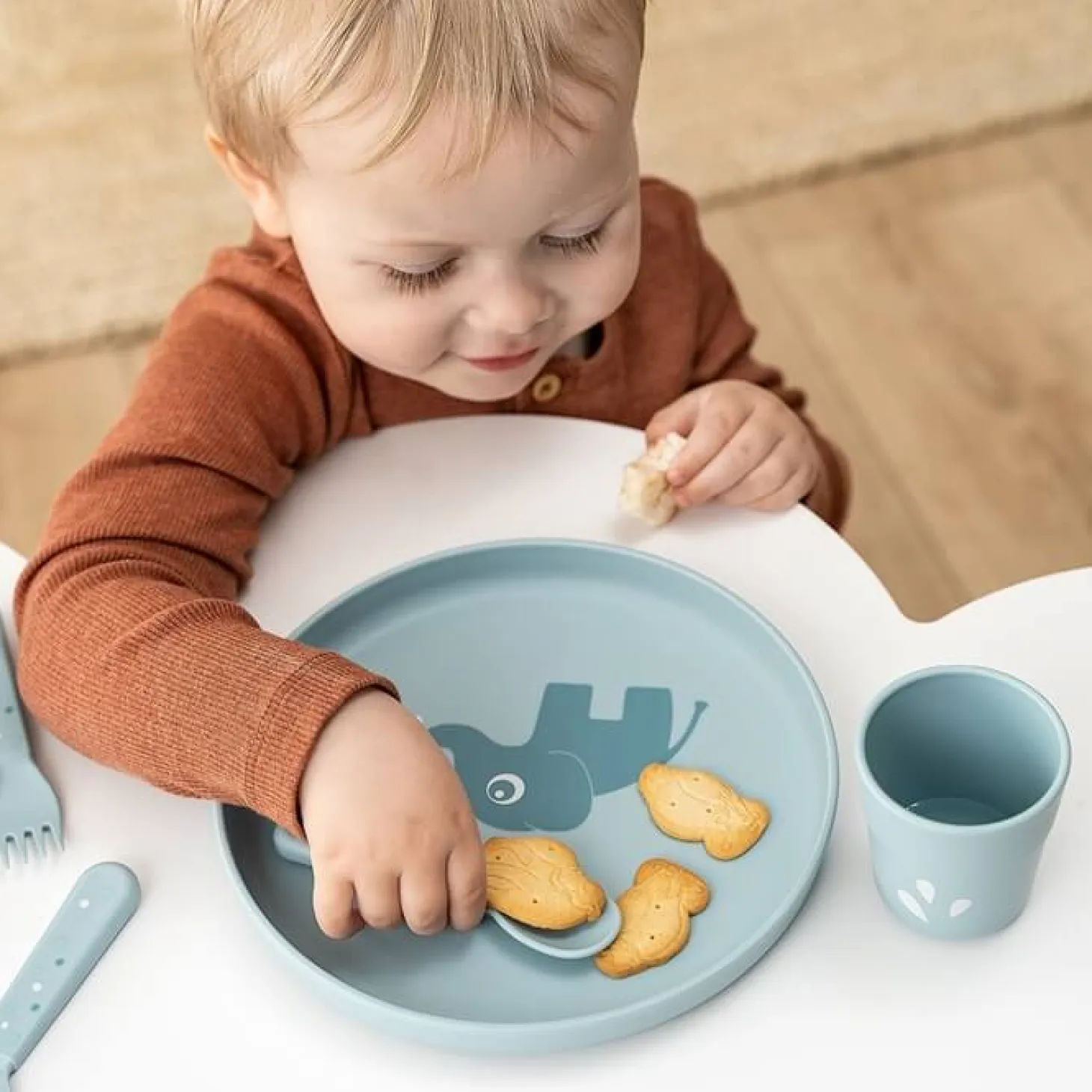Talerzyk dla Dziecka Foodie Elphee Blue