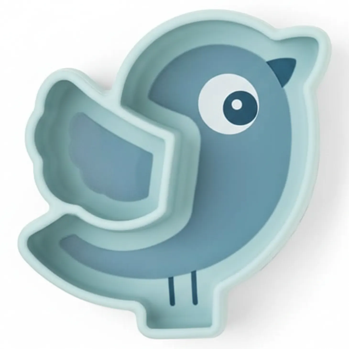 Talerzyk na przekąski z przyssawką Birdee Blue