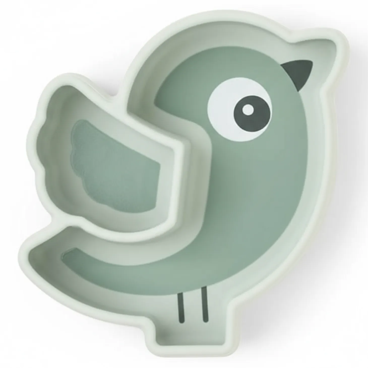 Talerzyk na przekąski z przyssawką Birdee Green
