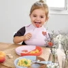 Talerzyk silikonowy dla dzieci Happy Rascals Heart lavender