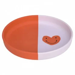 Talerzyk silikonowy dla dzieci Happy Rascals Heart lavender