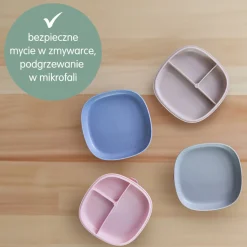 Metoda Blw|Naczynia Dla Dzieci | b.box Talerzyk z przyssawką 2w1, szałwiowy