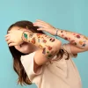 Tatuaże|6 Lat+ | OMY Tatuaże dla dzieci 50 sztuk - Dinozaury