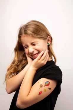 Tatuaże|6 Lat+ | OMY Tatuaże dla dzieci 50 sztuk - Dinozaury