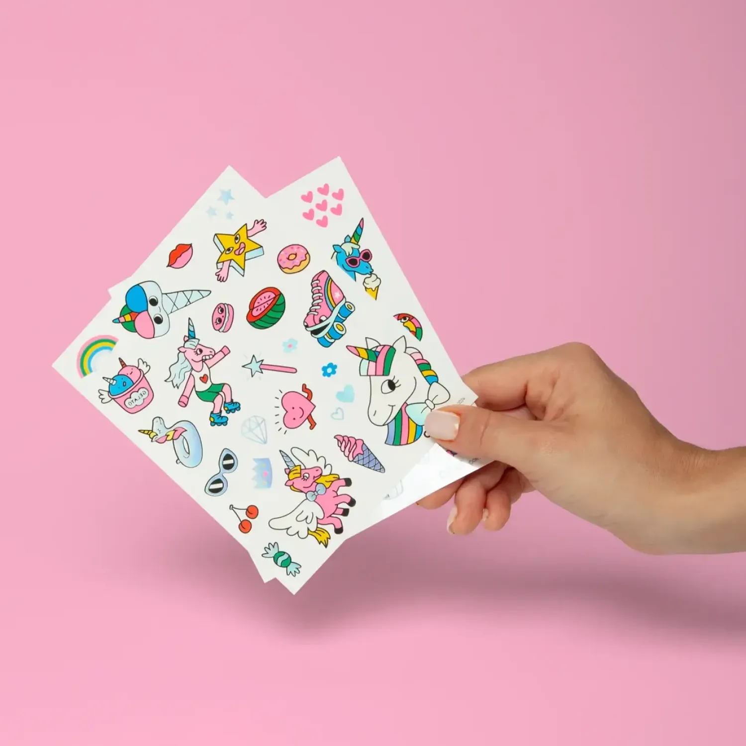 Tatuaże|8 Lat+ | OMY Tatuaże dla dzieci 50 sztuk - Lily