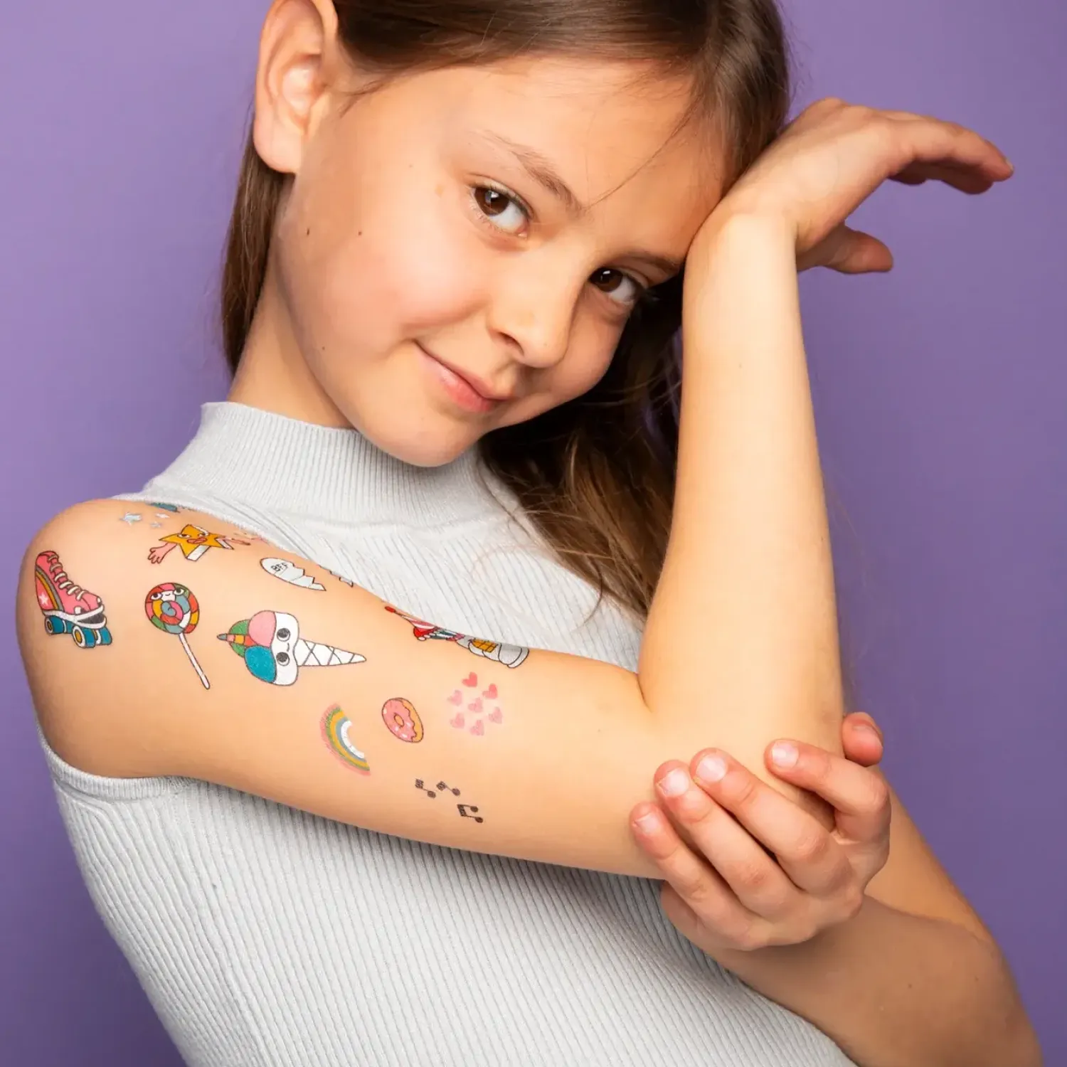 Tatuaże|8 Lat+ | OMY Tatuaże dla dzieci 50 sztuk - Lily