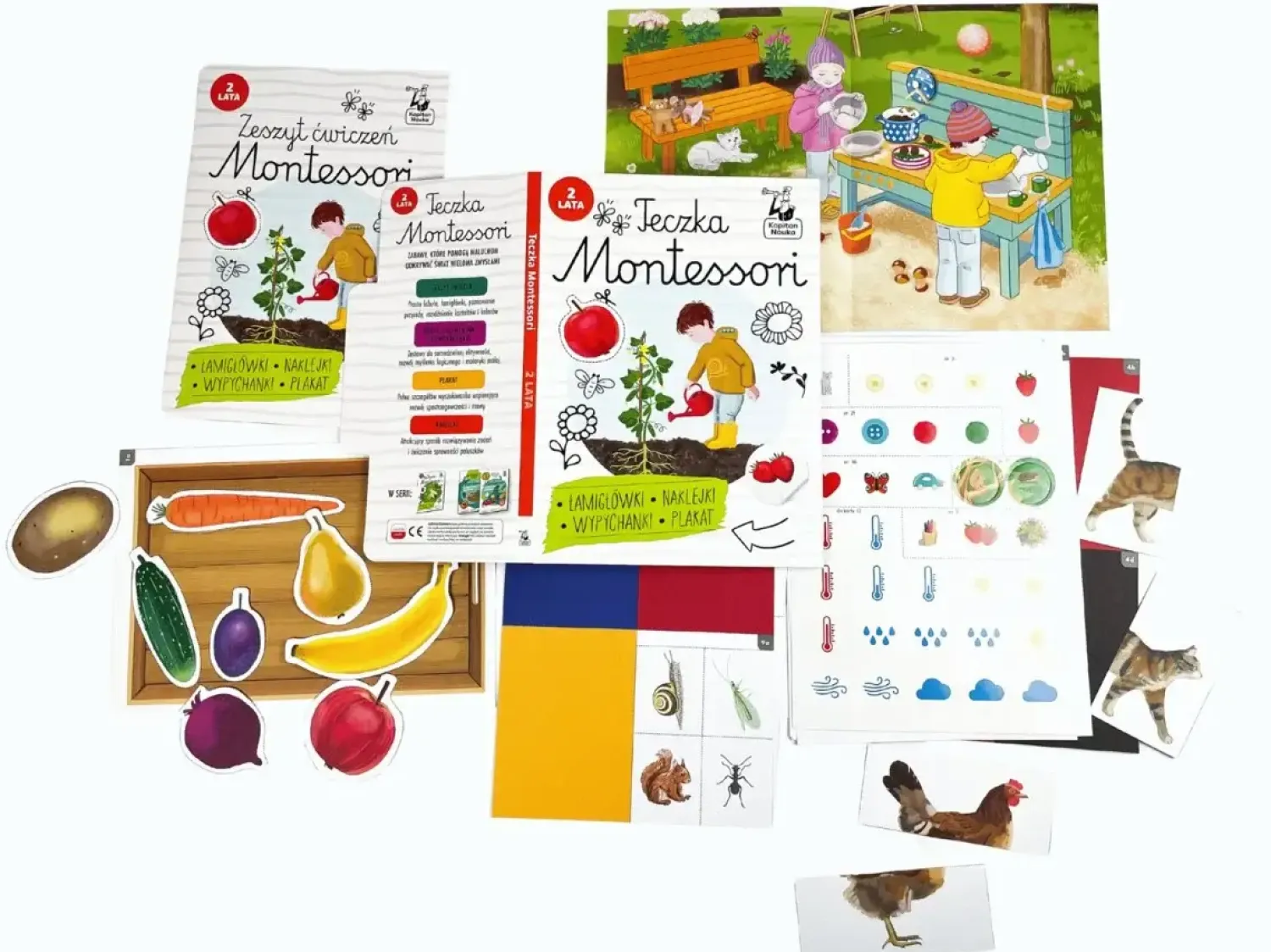 Montessori|Edukacyjne | Kapitan Nauka Teczka Montessori. 2 lata