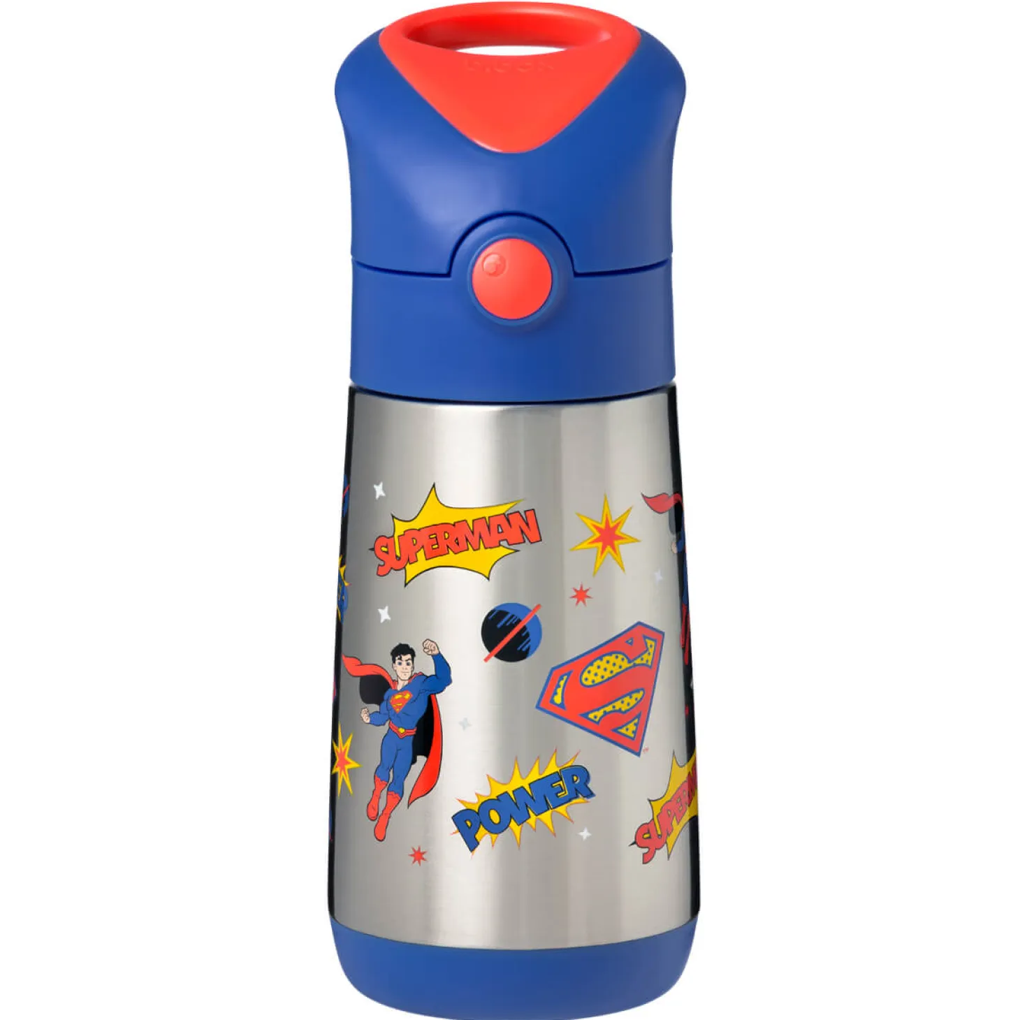Termobutelka ze słomką Superman