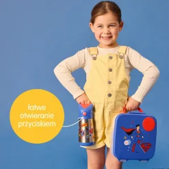 Termobutelka ze słomką Superman
