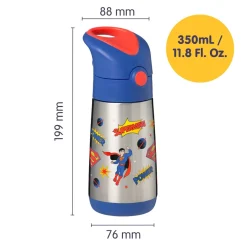 Termobutelka ze słomką Superman