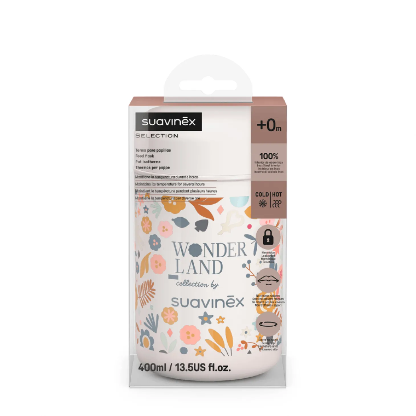 Termos na pokarm 400 ml Wonderland - beżowy liberty