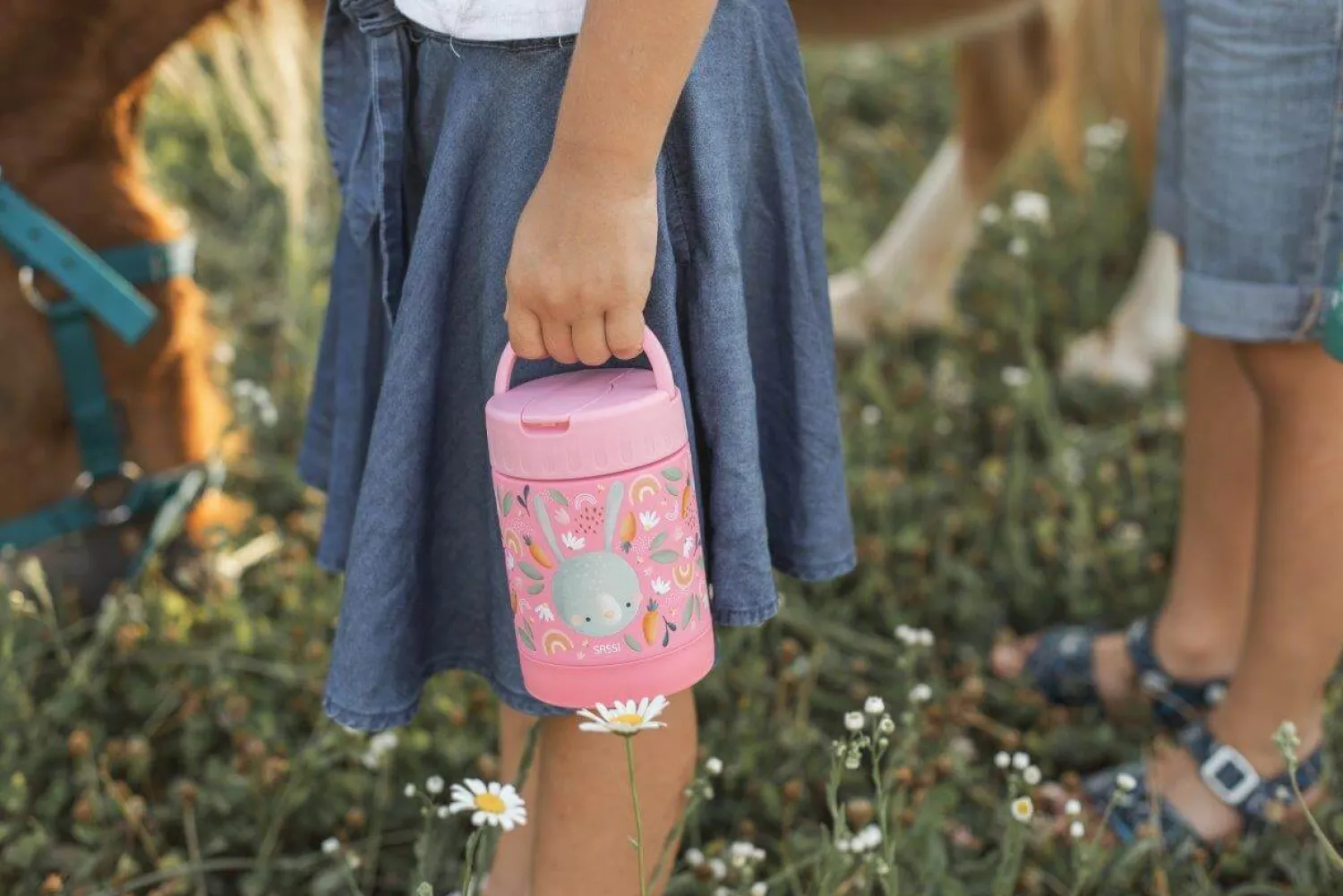 Lunchboxy|Przechowywanie Jedzenia | SASSI Termos obiadowy dla dzieci 350ml - Królik