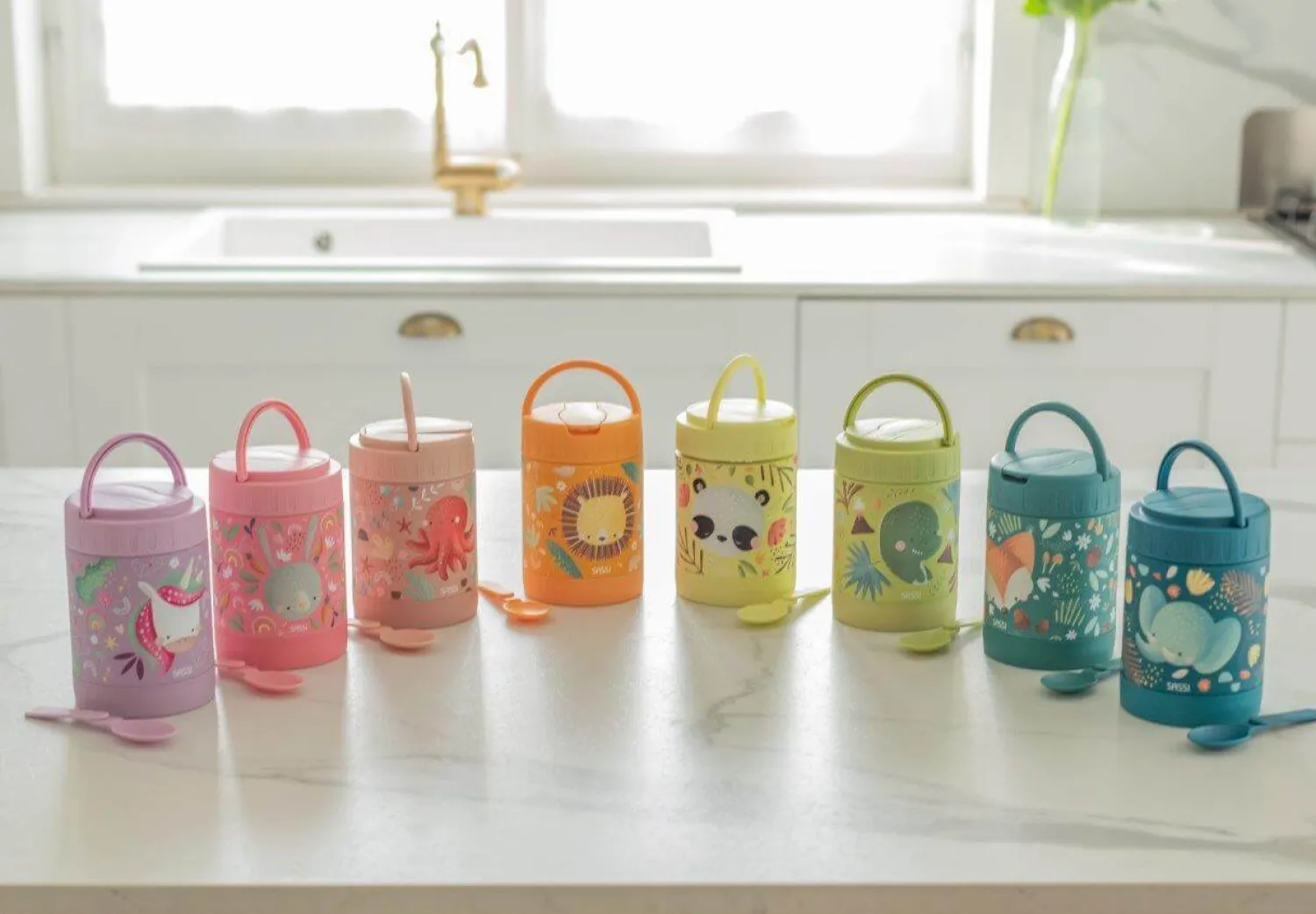 Lunchboxy|Przechowywanie Jedzenia | SASSI Termos obiadowy dla dzieci 350ml - Królik